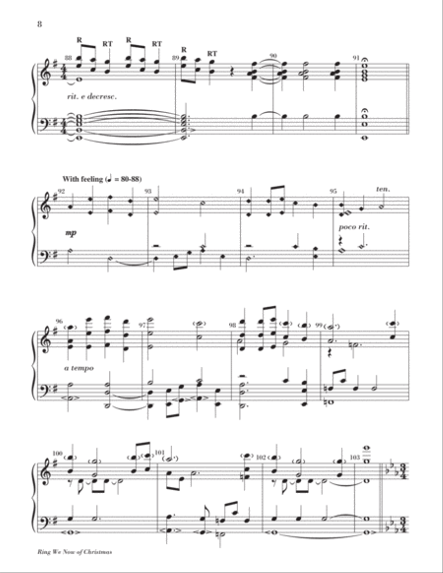 Ring We Now of Christmas Ring We Now of Christmas 5-Octaves scores gallery preview page 9