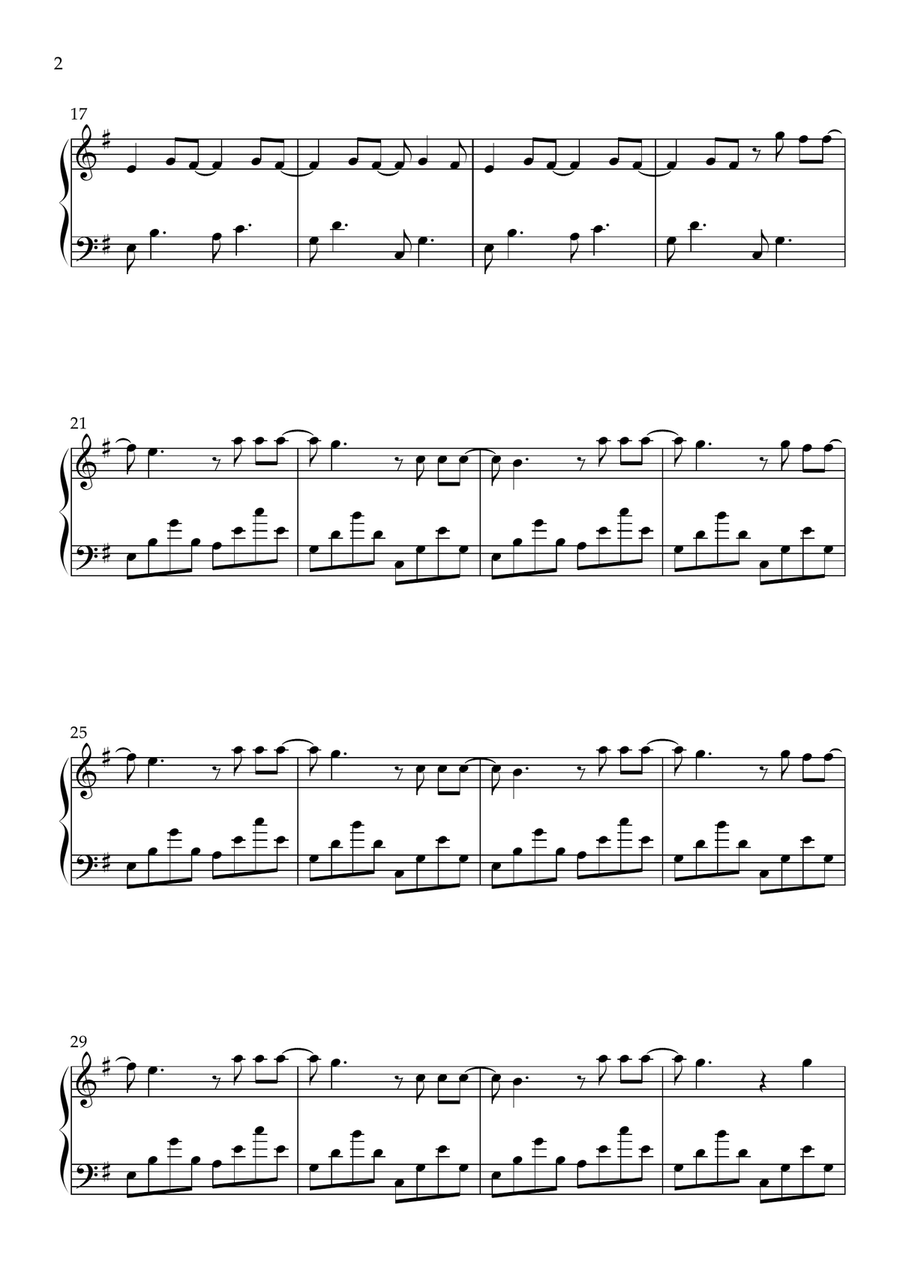 Smells Like Teen Spirit Harp scores gallery preview page 3