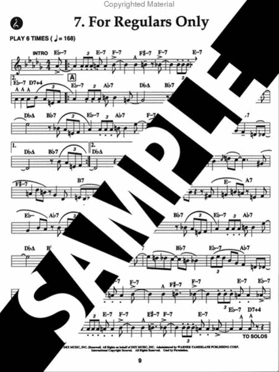 Volume 82 - Dexter Gordon Alto Saxophone scores gallery preview page 5