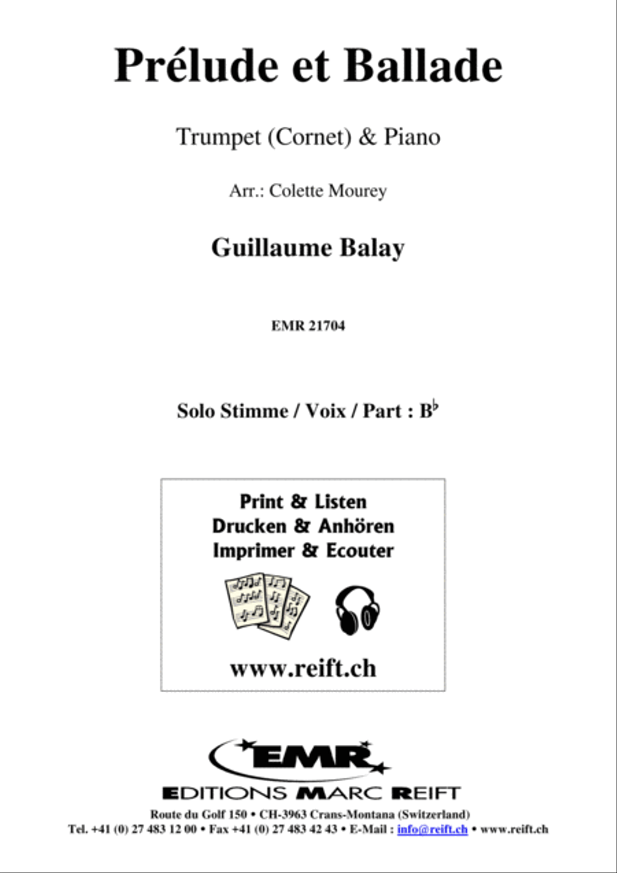 Prelude et Ballade Cornet scores gallery preview page 2