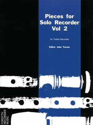 Book cover for Pieces for Solo Recorder Vol. 2