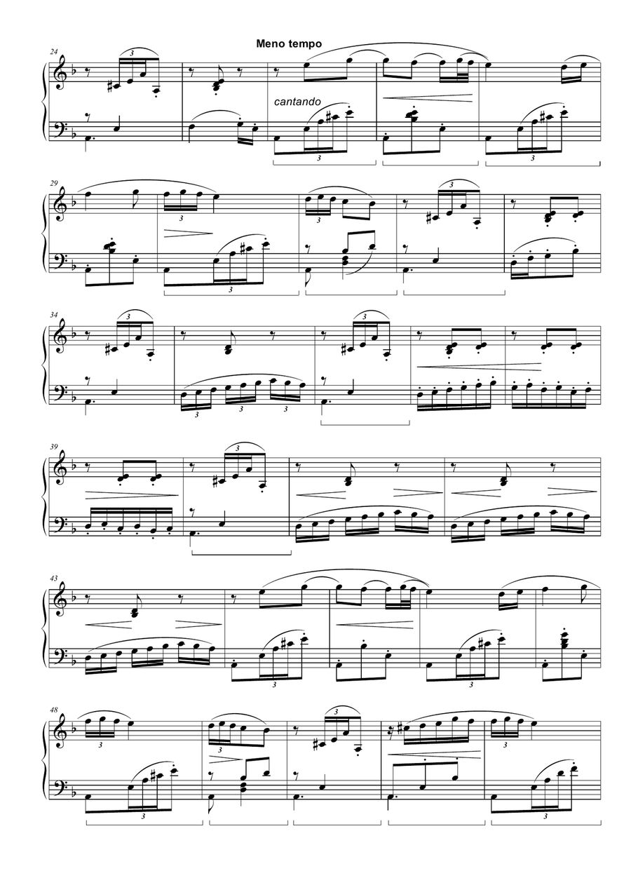 Rumores de la Caleta Piano Solo scores gallery preview page 2