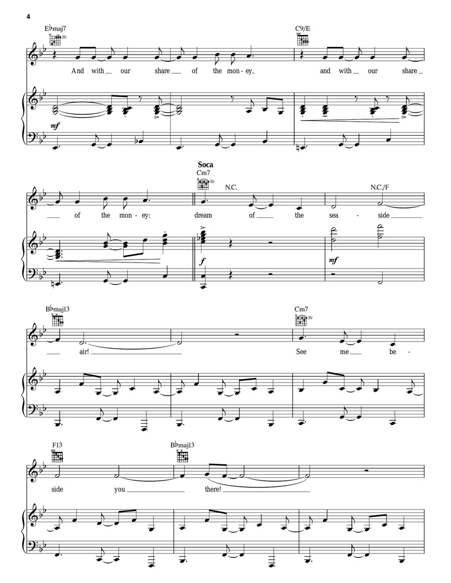 Hundreds Of Stories (from In The Heights: The Musical) Piano, Vocal, Guitar scores gallery preview page 4