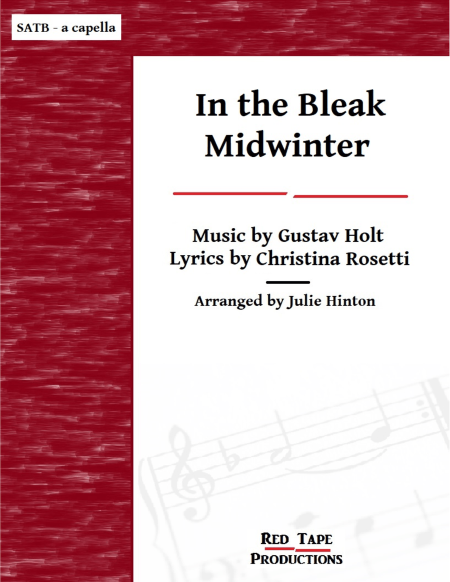 In the Bleak Midwinter 4-Part - Digital Sheet Music