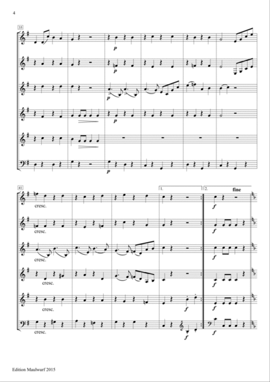 Helenenmarsch Helenenmarsch Horn scores gallery preview page 6