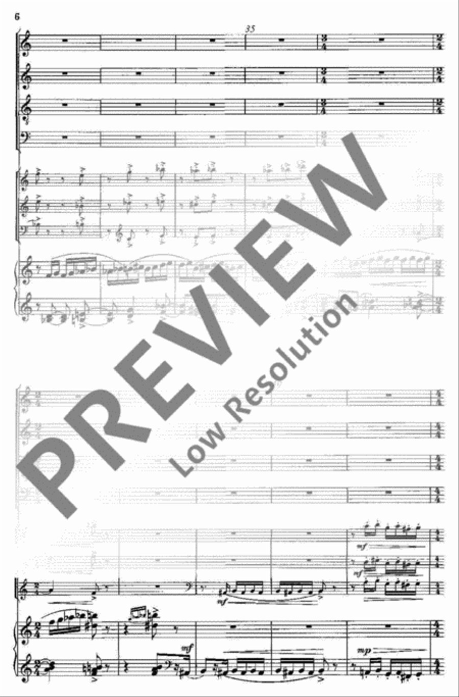 Des Antonius von Padua Fischpredigt 4-Part scores gallery preview page 7