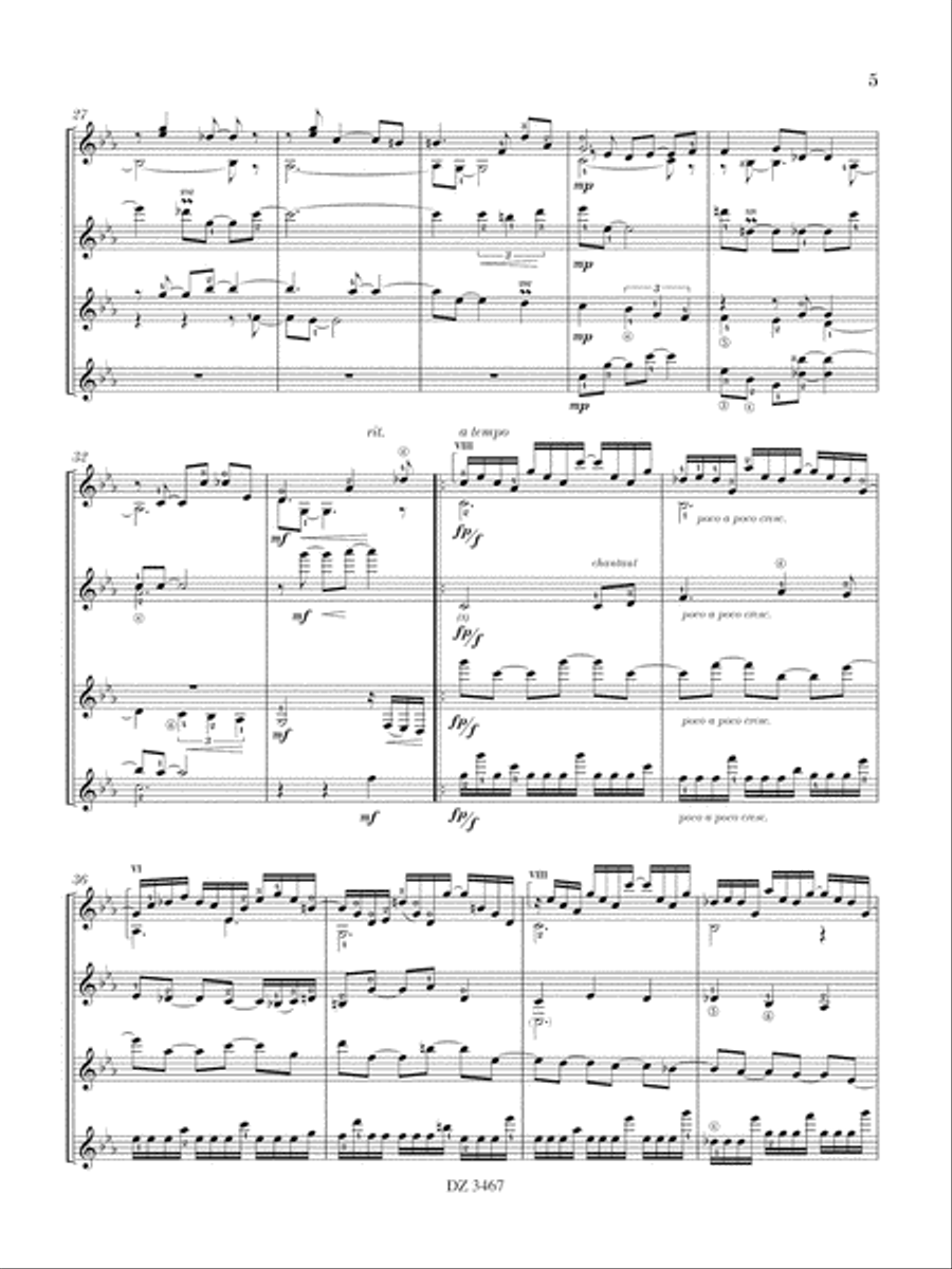 Empty Houses Guitar Ensemble scores gallery preview page 6