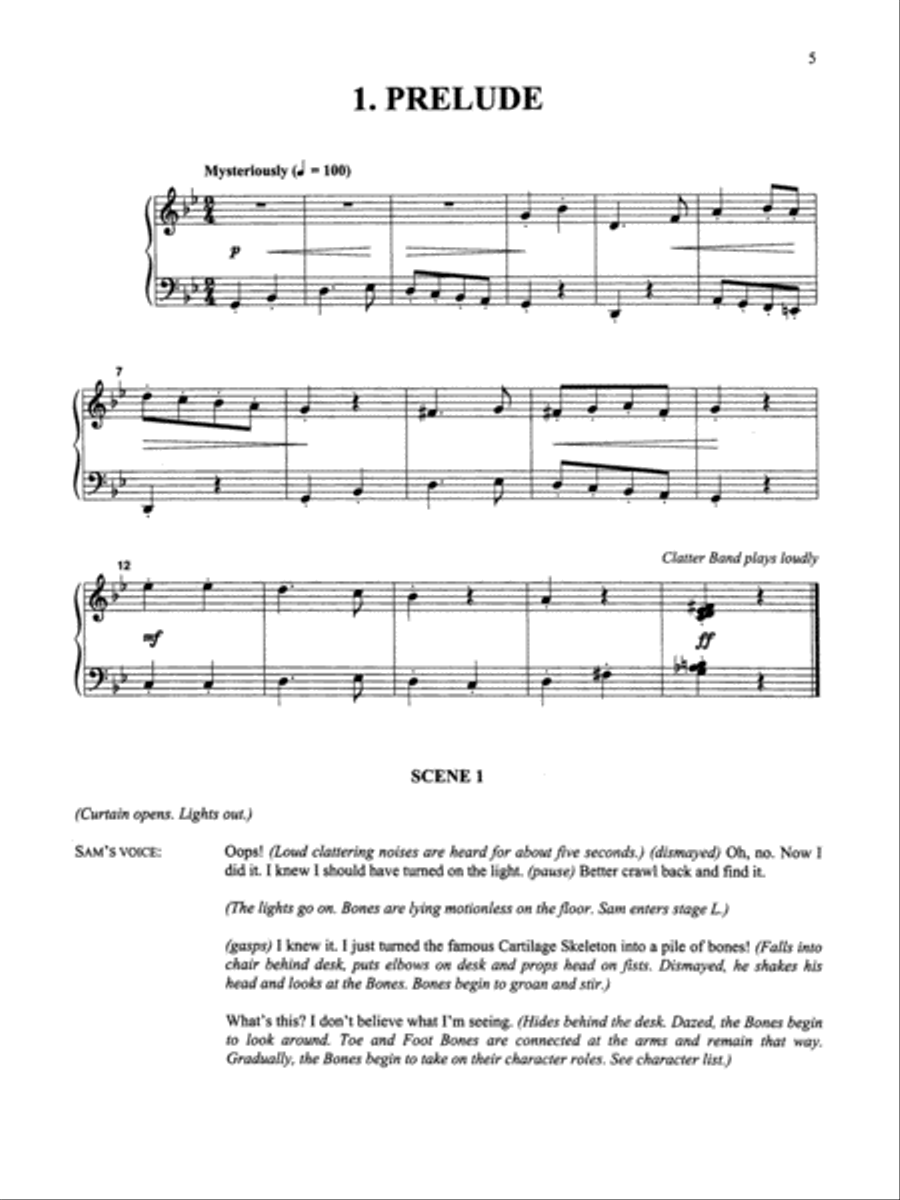Bones! - Director's Score Choir scores gallery preview page 3