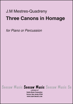 Three Canons in Homage