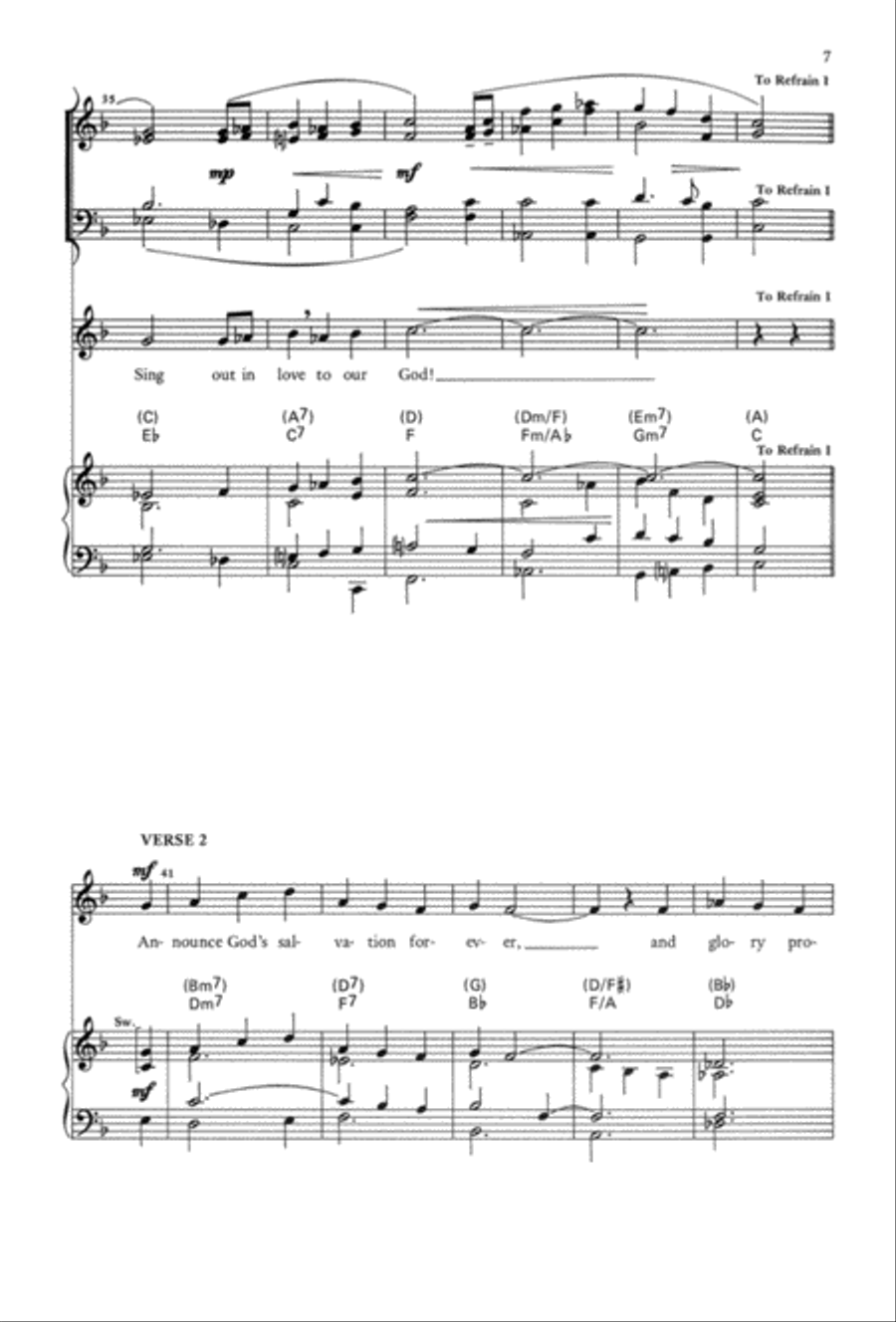 Today Is Born Our Savior Today Is Born Our Savior 4-Part scores gallery preview page 8