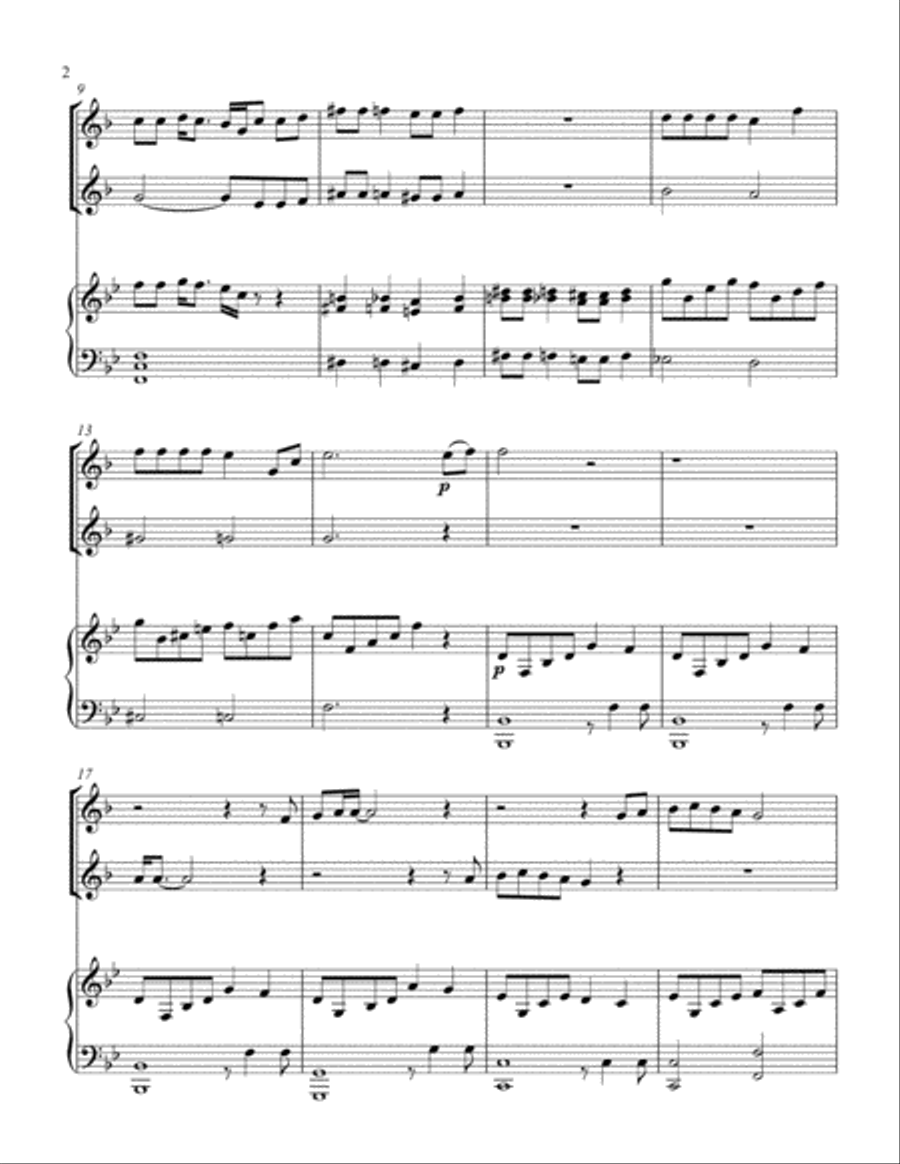 Bohemian Rhapsody Brass Duet scores gallery preview page 3