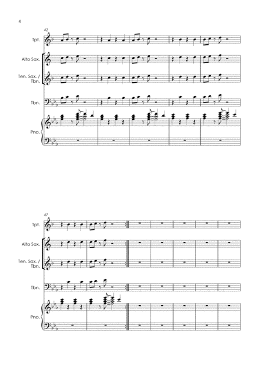Valerie Valerie Tenor Saxophone scores gallery preview page 6