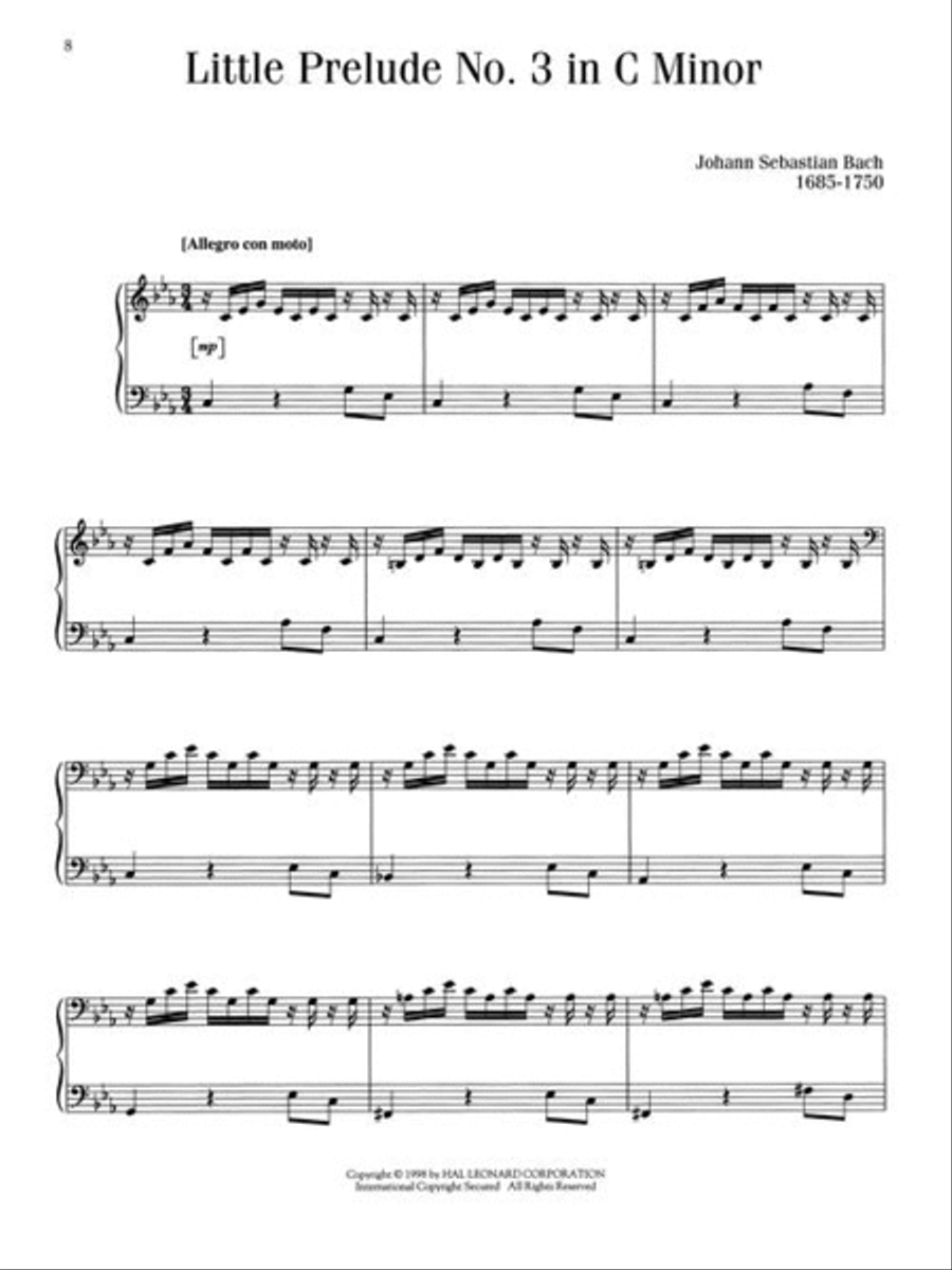 Great Easier Piano Literature Piano Solo scores gallery preview page 8
