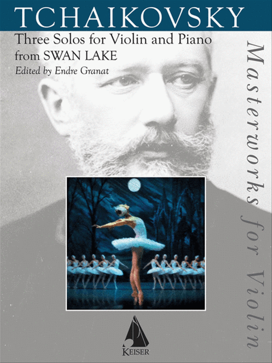 Three Solos for Violin and Piano from Swan Lake Violin Solo scores gallery preview page 1