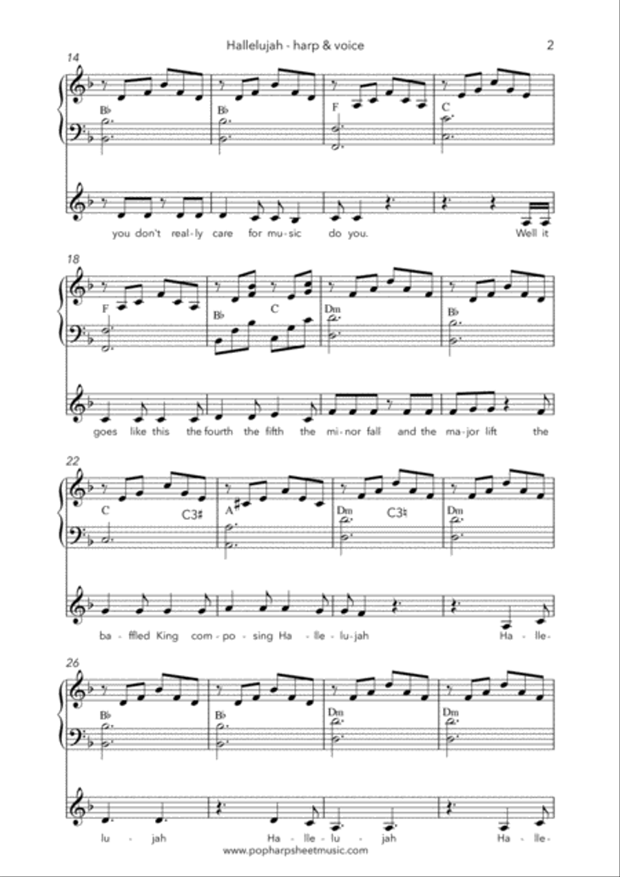Hallelujah Harp scores gallery preview page 3