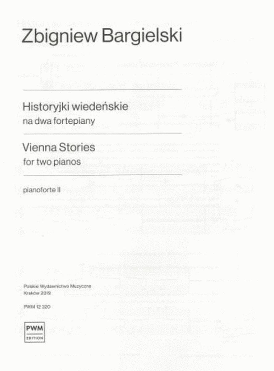 Vienna Stories For Two Pianos