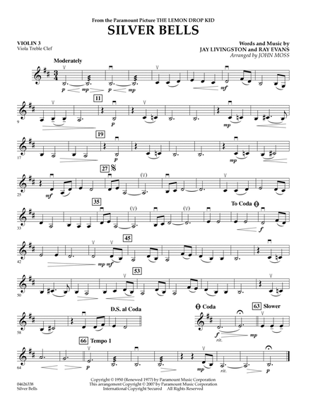 Silver Bells - Violin 3 (Viola T.C.)