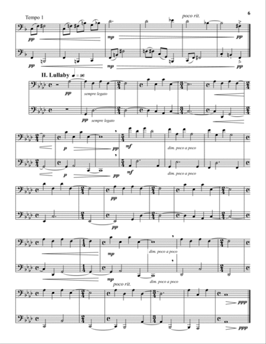 Duets for Euphonium and Tuba Brass Duet scores gallery preview page 6