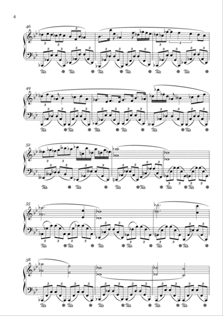 Ballade du Magicien Ailé Piano Solo scores gallery preview page 4