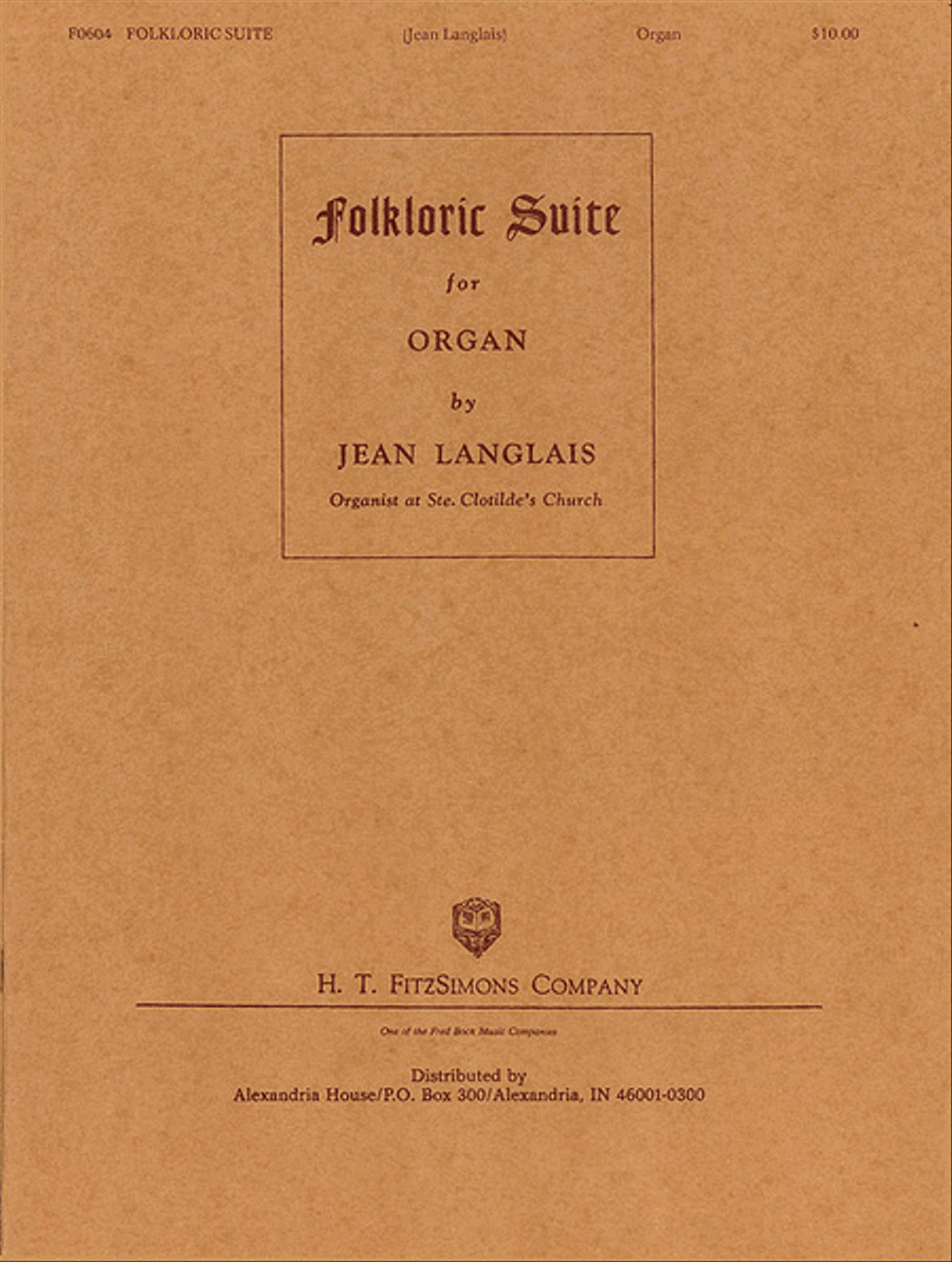 Folkloric Suite – Organ Organ scores gallery preview page 1