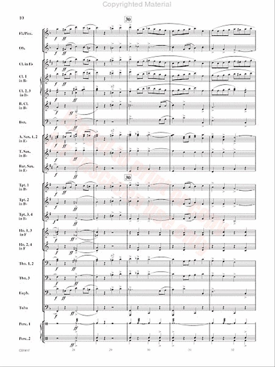 Americans We Concert Band scores gallery preview page 11