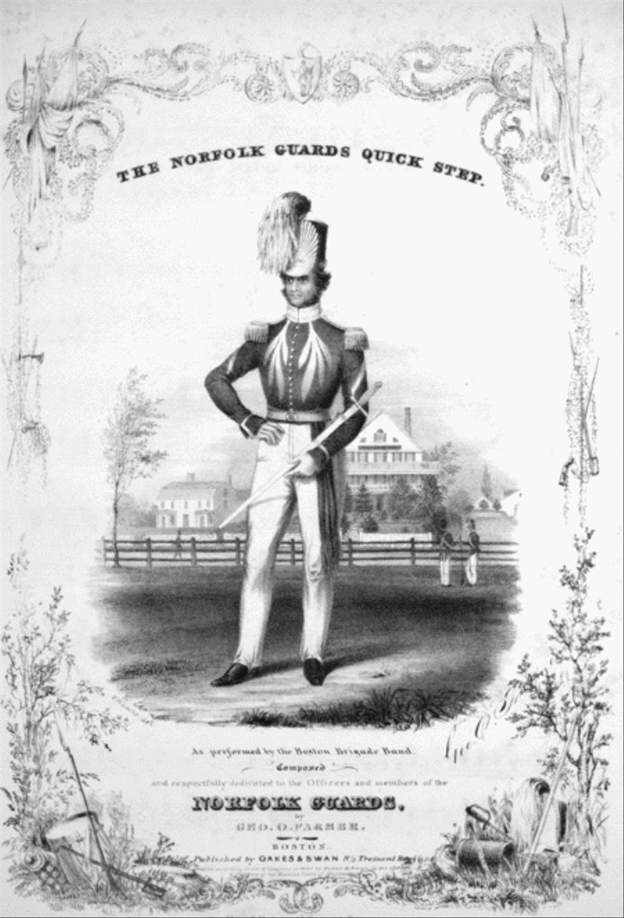 The Norfolk Guards Quick Step Piano Solo scores gallery preview page 1