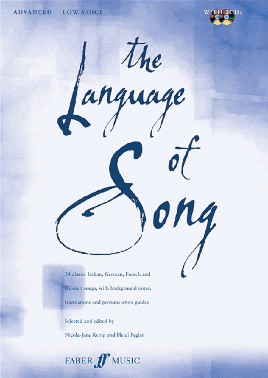 The Language of Song: Advanced (Low Voice) Low Voice scores gallery preview page 1