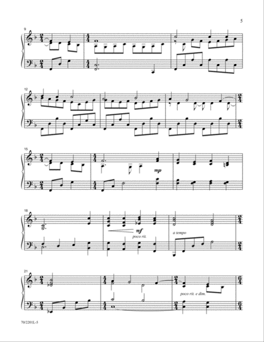 Mark Hayes Christmas Miniatures Piano Solo scores gallery preview page 4