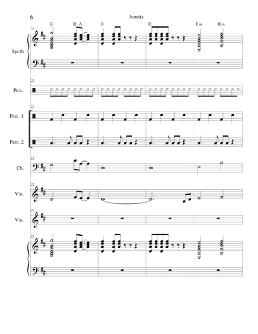 Junetta School and Community scores gallery preview page 6