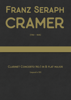 Cramer - Clarinet Concerto No.1 in B flat major