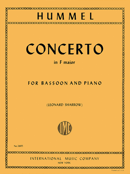 Concerto in F major (F9SSL-SHARROW)