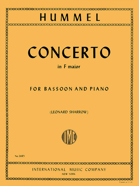Concerto In F Major