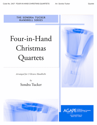 Book cover for Four-in-Hand Christmas Quartets-Digital Download