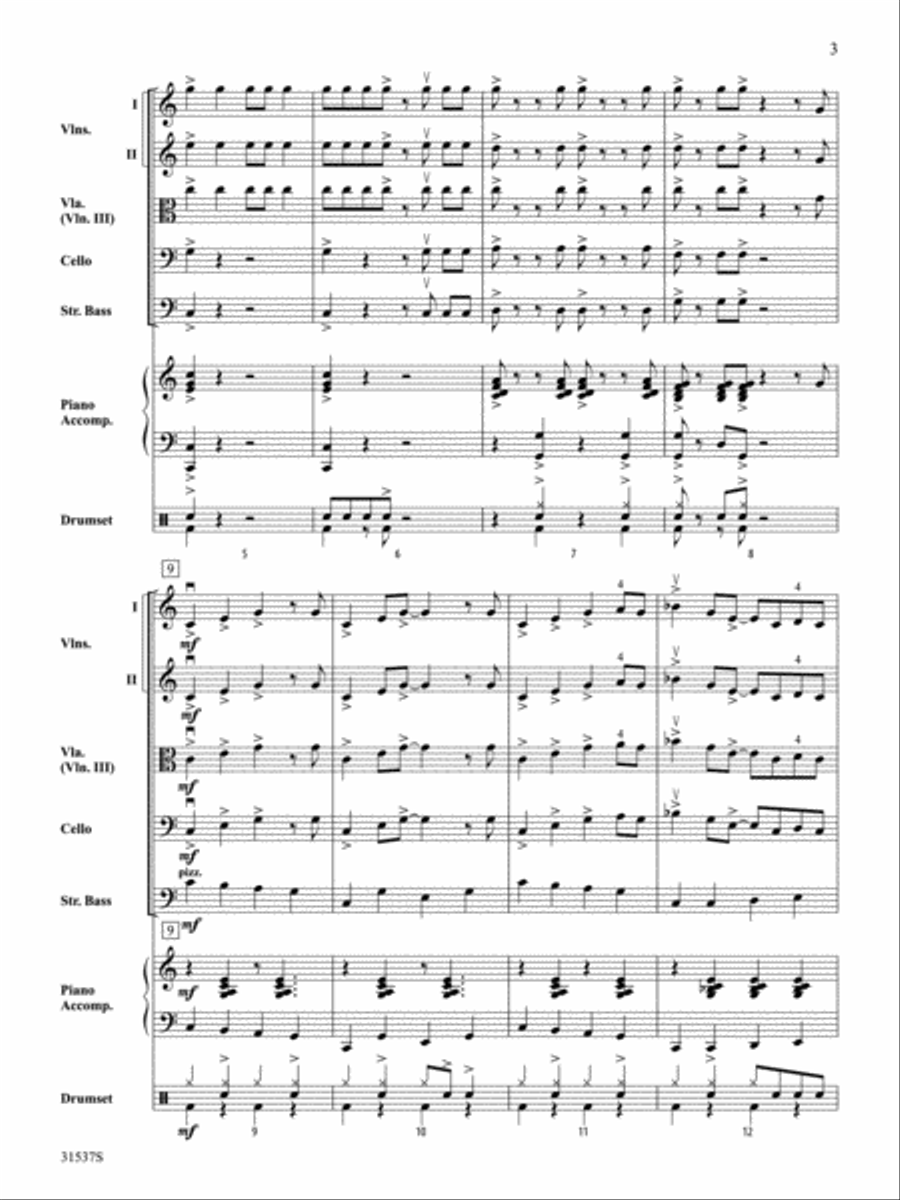 Rock 'n' Roll Classics String Orchestra scores gallery preview page 3