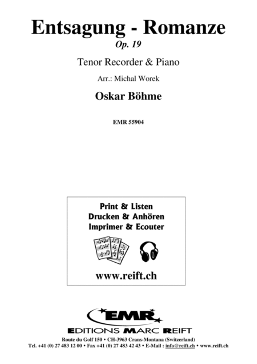 Entsagung - Romanze Entsagung - Romanze Tenor Recorder scores gallery preview page 2