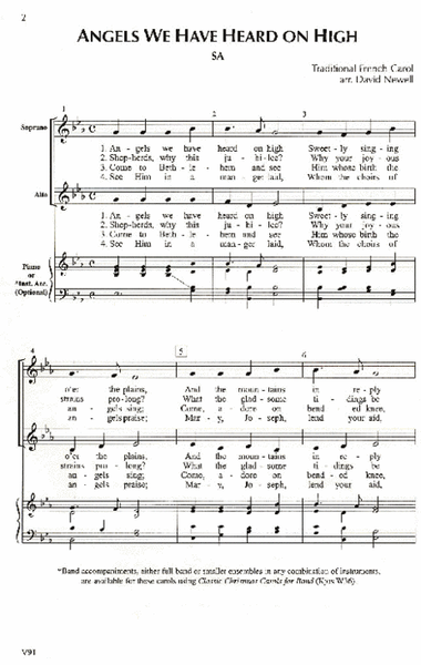 Classic Christmas Carols For Choir - SA
