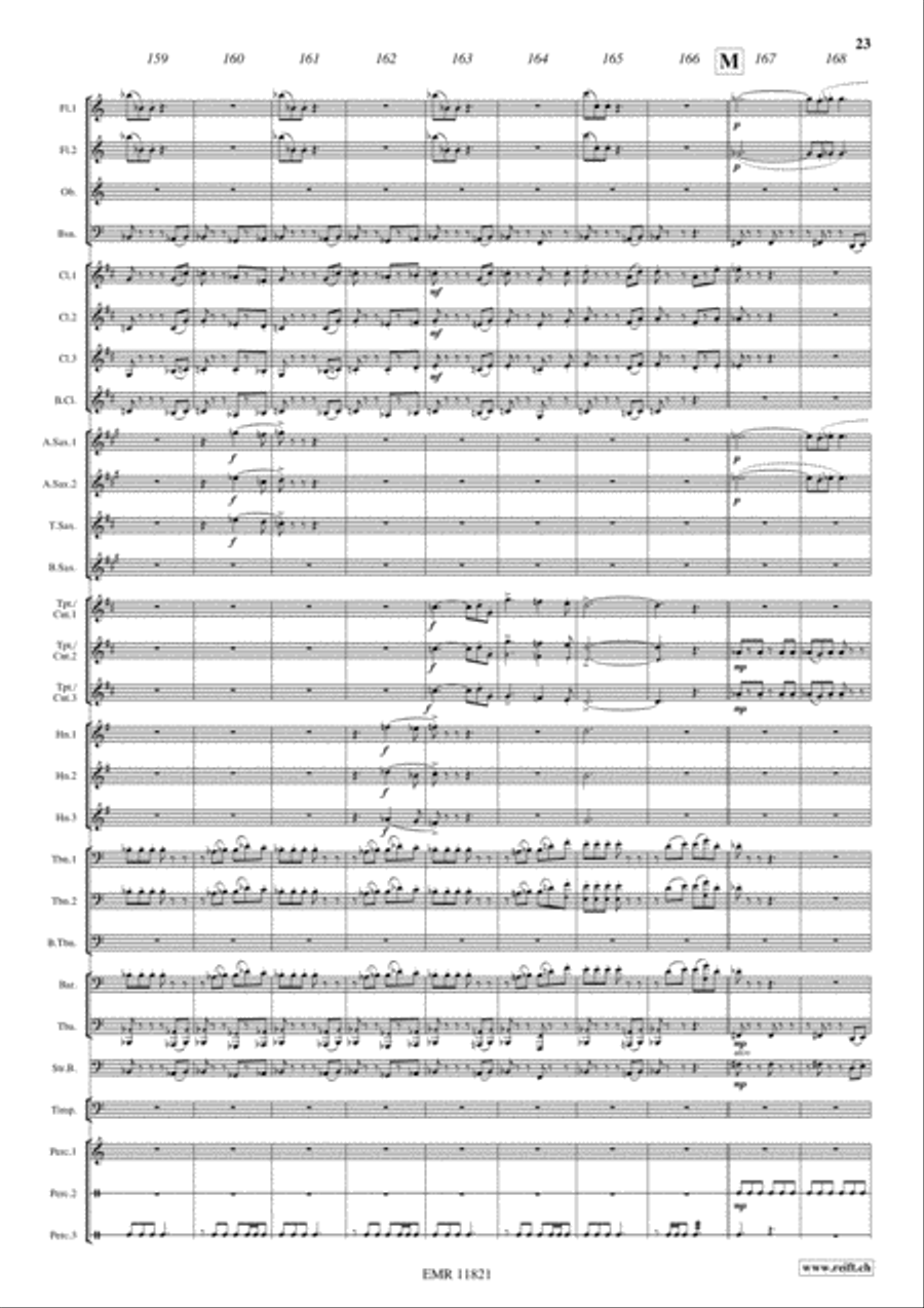 King Solomon's Mines Concert Band scores gallery preview page 24
