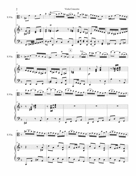 Viola Concerto in D Minor