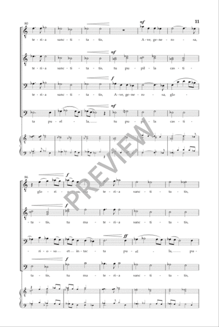 Ave Generosa (TTBB) Ave Generosa (TTBB) TTBB scores gallery preview page 12