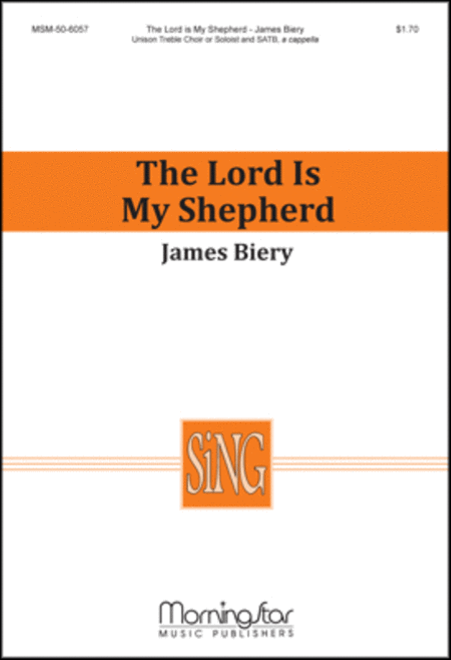 The Lord Is My Shepherd 4-Part scores gallery preview page 1