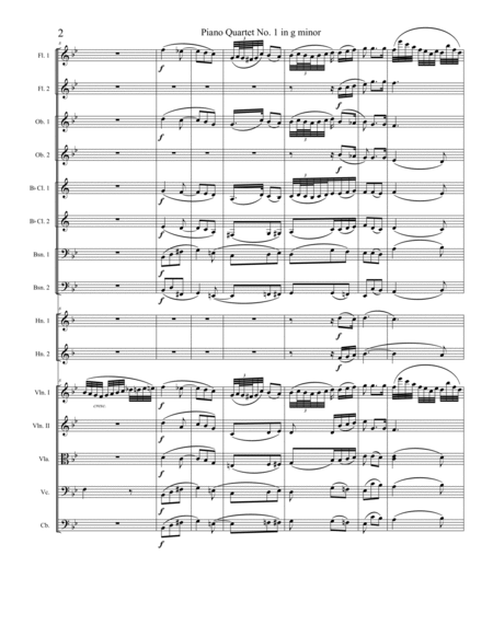 Piano Quartet No. 1 in g minor, Movement 2