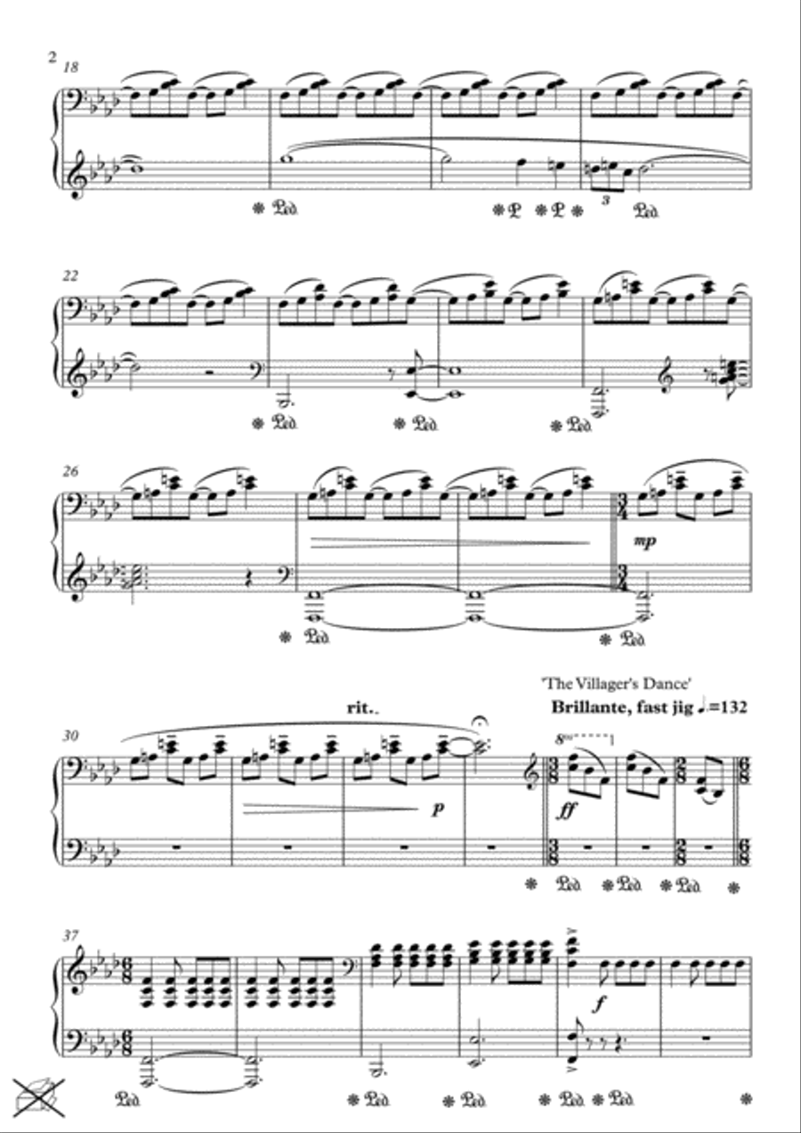 The Friends and the Beast Suite Piano Solo scores gallery preview page 2