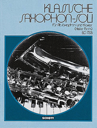 Book cover for Klassische Saxophone-soli - Alto Sax