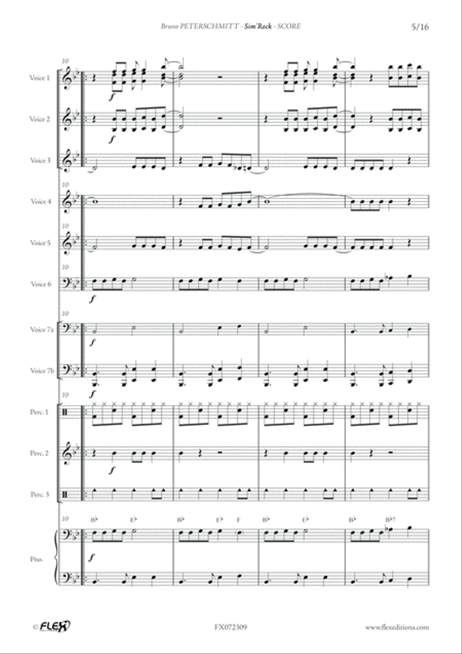 Sim'Rock Sim'Rock Concert Band scores gallery preview page 5