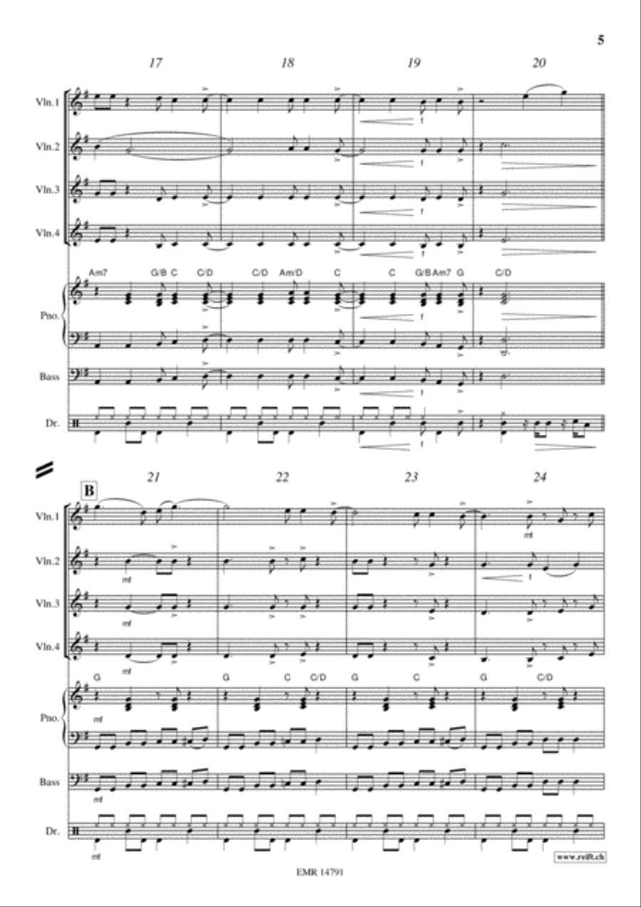 Kumbaya Kumbaya Violin scores gallery preview page 5