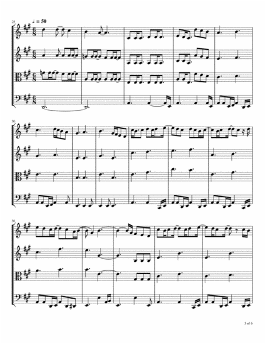 Change Partners Change Partners String Quartet scores gallery preview page 4