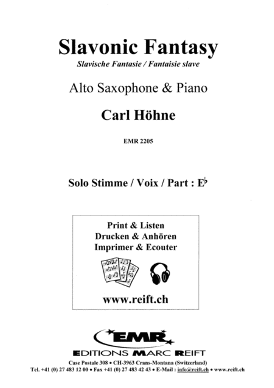 Slavonic Fantasy Alto Saxophone scores gallery preview page 2