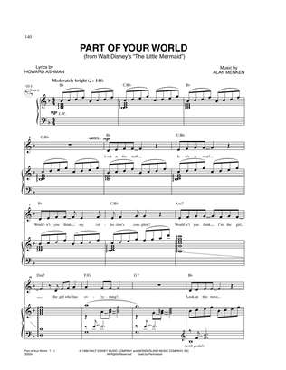Book cover for Part Of Your World (from The Little Mermaid)