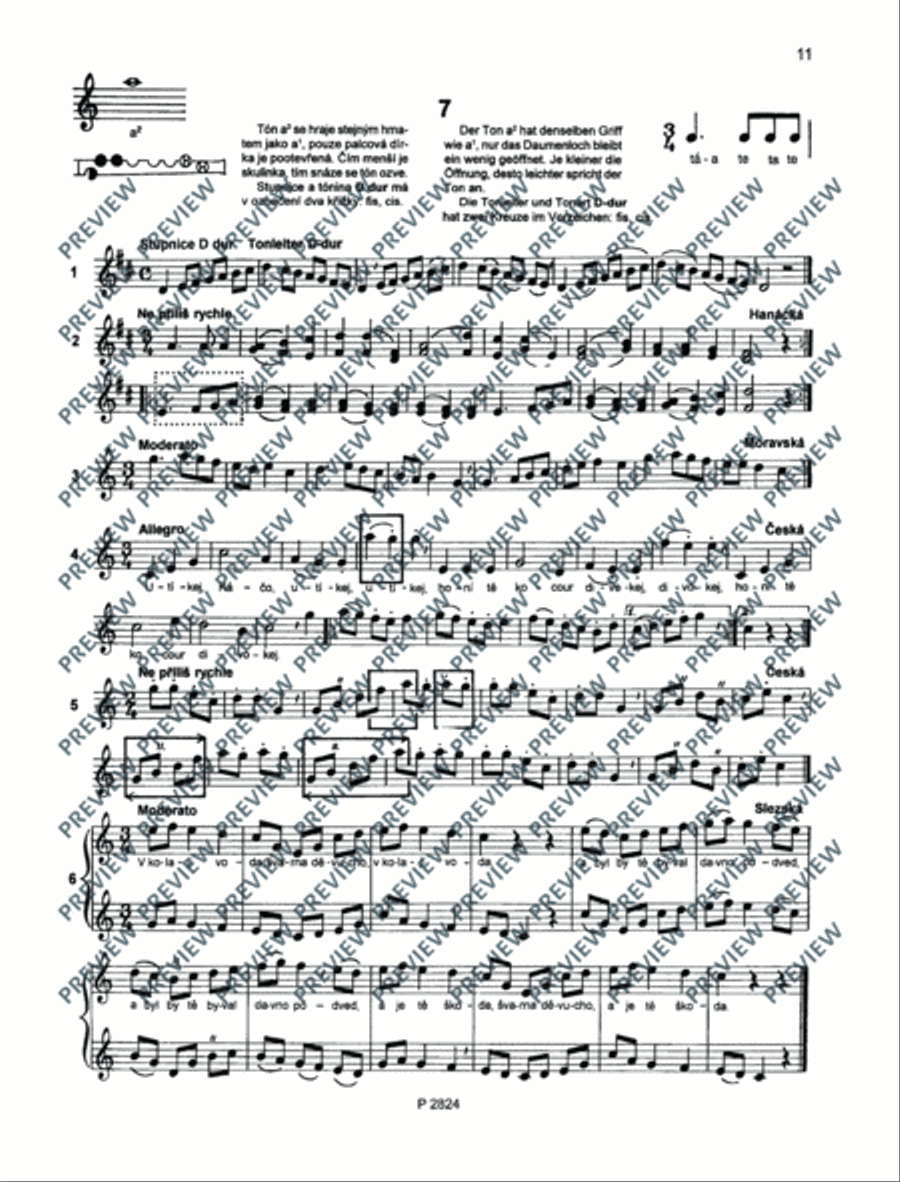 School for Descant Recorder Soprano Recorder scores gallery preview page 12