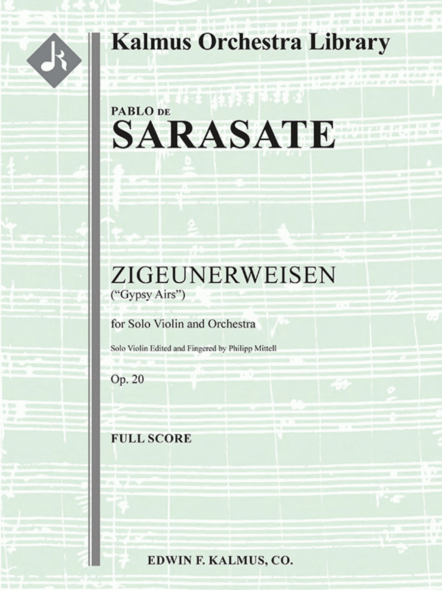 Zigeunerweisen (Gypsy Airs), Op. 20 Full Orchestra scores gallery preview page 1